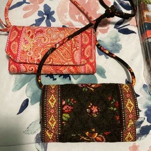 2 Vintage Vera Bradley Wallets with straps